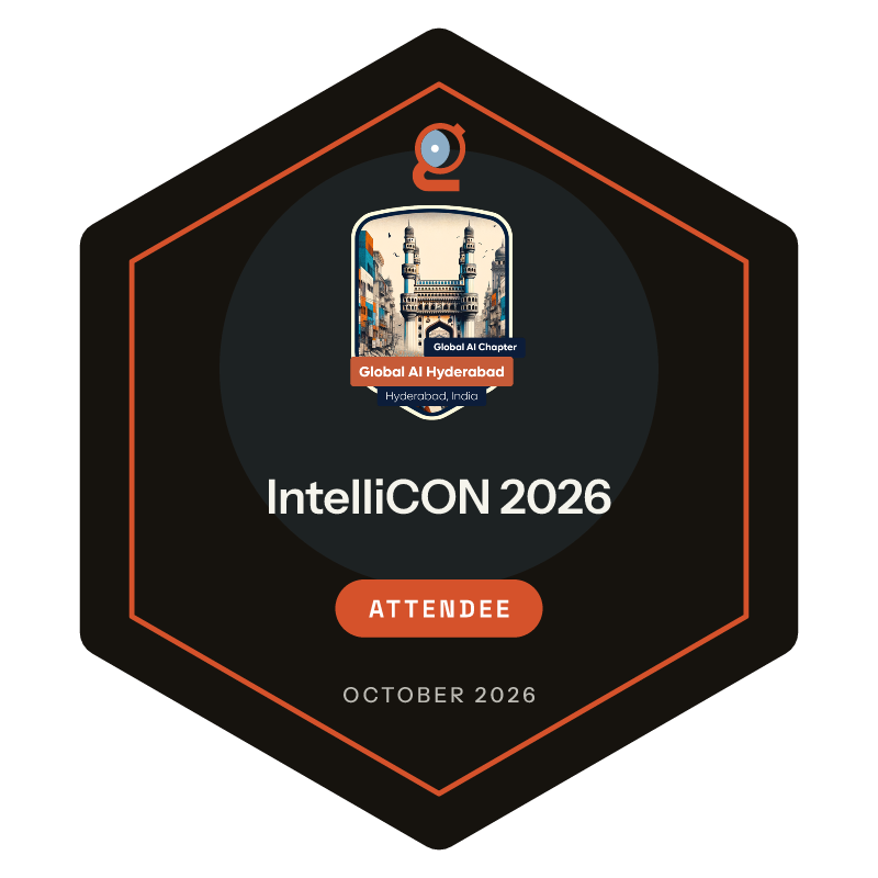 IntelliCON 2026 Attendee badge
